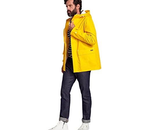 Armor Lux 76831,Manteau imperméable Homme,Jaune (Jaune 007) , Large (Taille fabricant: L)