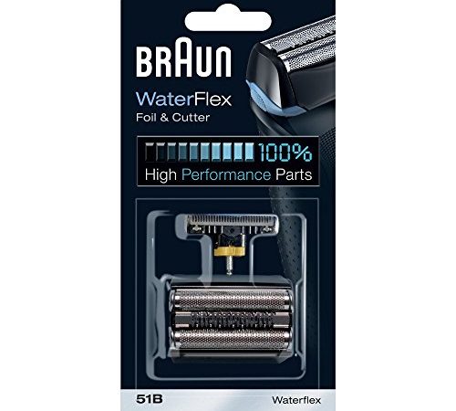 Braun Pièce De Rechange 51B Noire Pour Rasoir - Compatible avec les rasoirs WaterFlex
