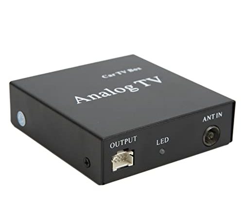 Gedourain Récepteur de Signal de télévision analogique, Utilisation Pratique de la boîte de télévision analogique de Voiture pour Les Accessoires vidéo automatiques