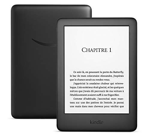 Kindle, maintenant avec un éclairage frontal intégré, sans publicités, Noir