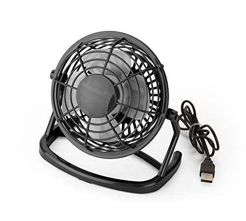 Ventilateur de bureau 14cm – Mini ventilateur USB – Silencieux (Noir)