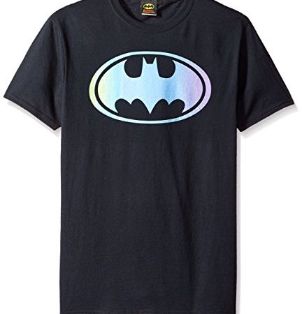 Batman - - Adulte Logo Dégradé Bat T-shirt In Black, Medium, Black