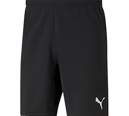 PUMA teamRISE Short, Homme, Puma Noir-puma Blanc, M