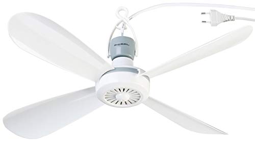 PEARL ventilateur: Ventilateur de plafond mobile VT-145.D, 230 Volt, avec cintre, Diamètre 40cm (Plus facile ventilateur de plafond)