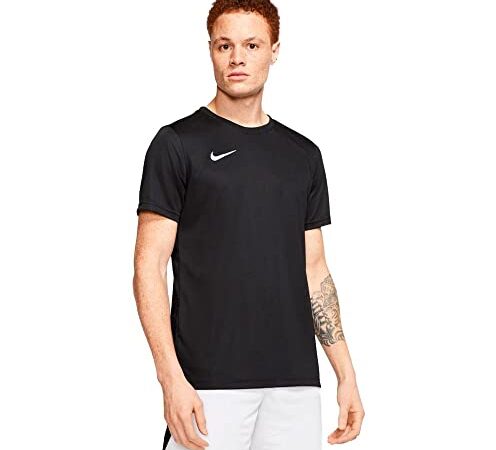 Nike Park VII Jersey SS Maillot Homme, Black/White, FR : L (Taille Fabricant : L)
