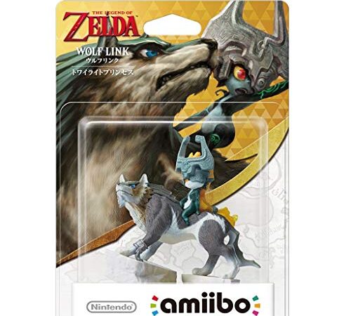 YHP Legend of Zelda Amiibo: Wolf Link Figurine! Figurine de collection Legend of Zelda de Breath of the Wild Japan Import/ 3DS/WiiU/Switch Collection