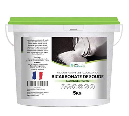 Bicarbonate de Soude Ménager 5kg - Nettoyant et Désodorisant Naturel (5 kg)