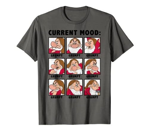 Disney Snow White Current Mood Always Grumpy Manche courte T-Shirt