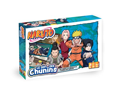 Cartamundi France Naruto - Le défi des Chunins - Jeu de société pour Toute la Famille (Enfant & Adulte) - Jeu de Plateau - A partir de 8 Ans - De 2 à 4 Joueurs