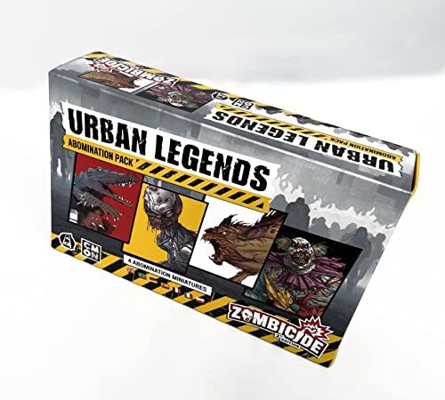 CMON 2. Edition-Urban Legends Jeu, CMND1221, Multicolore, 1. Zombicide