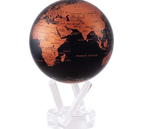 MOVA 4.5 Copper and Black Earth Globe