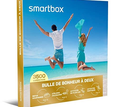 SMARTBOX - Coffret Cadeau Couple - Cadeau original pour un moment à deux à choisir parmi 3 500 activités gourmandes ou sportives