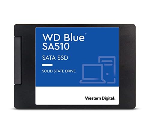 WD Blue SA510 500 Go 2.5" SATA SSD avec Une Vitesse de Lecture allant jusqu'à 560 Mo/s